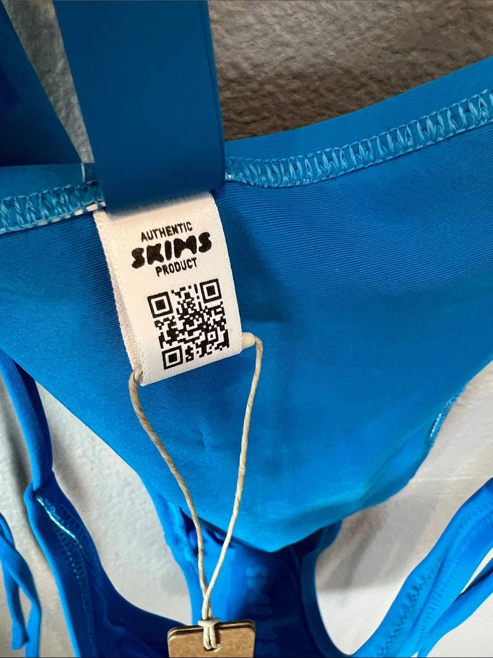 SKIMS Cerulean Blue One-Piece Swim